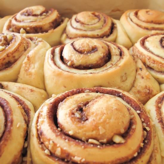 Dairy Free Baklava Cinnamon Rolls - Recipe photo by ririsgreekeats