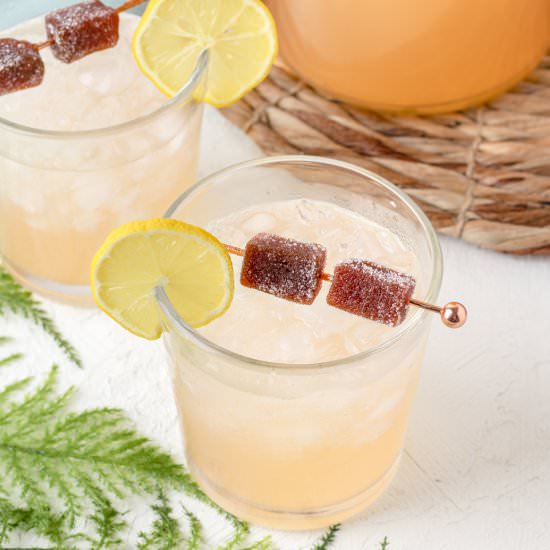 Guava Lemonade Fizz - Recipe photo by Entirely Elizabeth