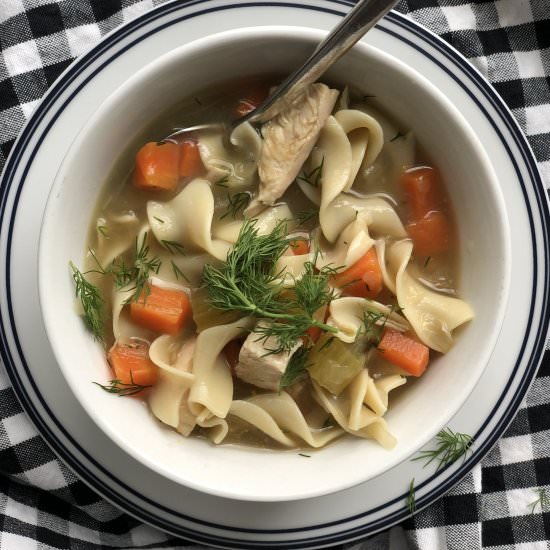 Classic Chicken Noodle Soup - Recipe photo by StyleandGrace