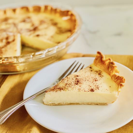Indiana Sugar Cream Pie - Recipe photo by theshortordercook