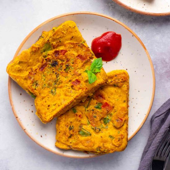 Vegan Masala French Toast - Recipe photo by chocolatesandchai