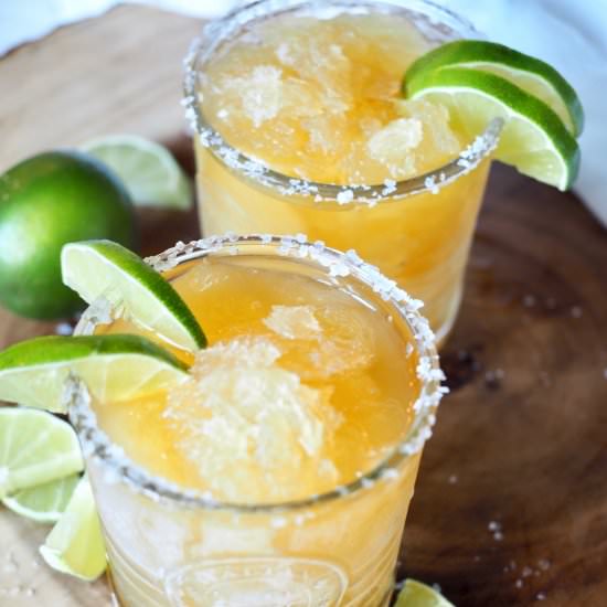 Easy 4 Ingredient Margaritas - Recipe photo by thefreshcooky