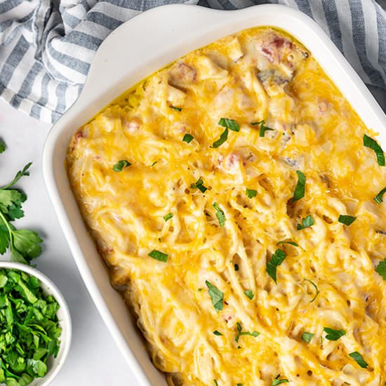 Cheesy Chicken Spaghetti - Recipe photo by bellyfull