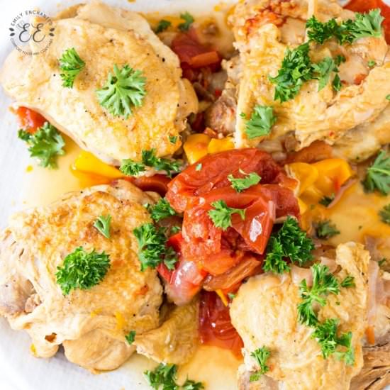 Instant Pot Chicken Cacciatore - Recipe photo by emilyenchanted