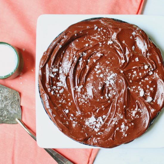 Salted Chocolate Potato Cake - Recipe photo by the good eats co