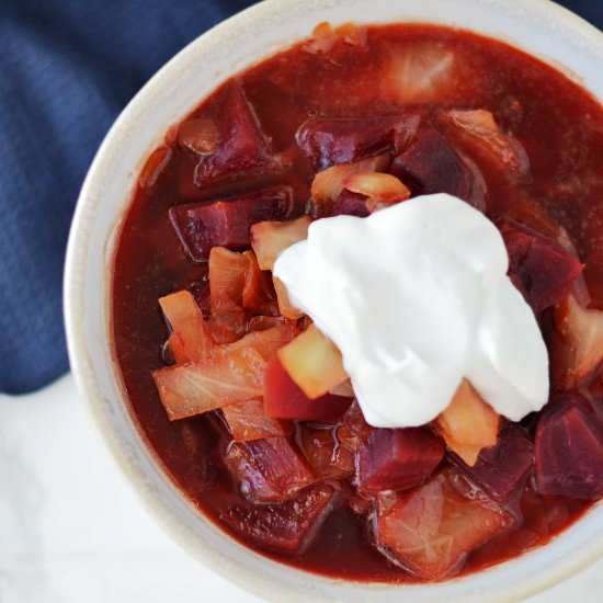 Instant Pot Borscht - Recipe photo by Lichenpaleolovingaip