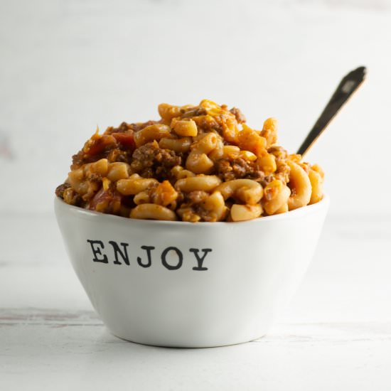 Easy Chili Mac! - Recipe photo by Framed Cooks
