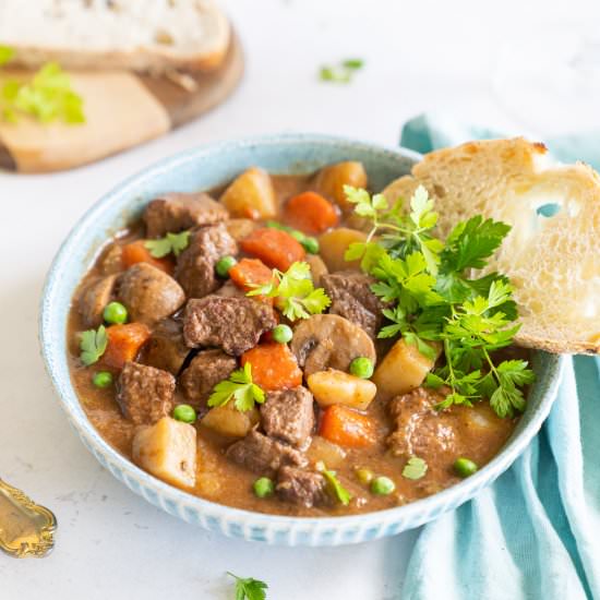 Thick Beef Stew Recipe - Recipe photo by HealthStartsintheKitchen