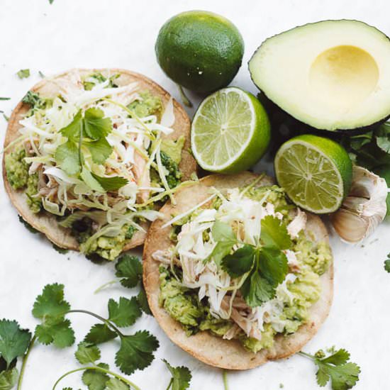 Chipotle Lime Tostadas - Recipe photo by SavorSimpleBlog