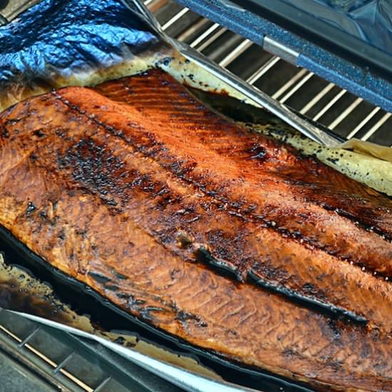 Elegant Salmon Dinner - Recipe photo by Kitchengetaway