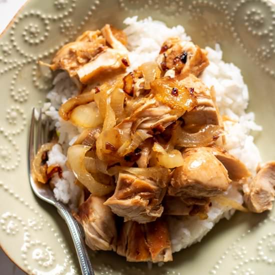 Stovetop Chicken and Onions - Recipe photo by LifesLittleSweets