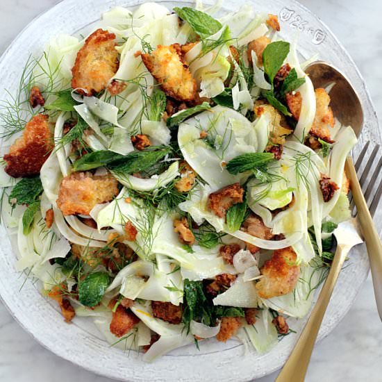 Shaved Fennel Salad - Recipe photo by twoofakindcooks