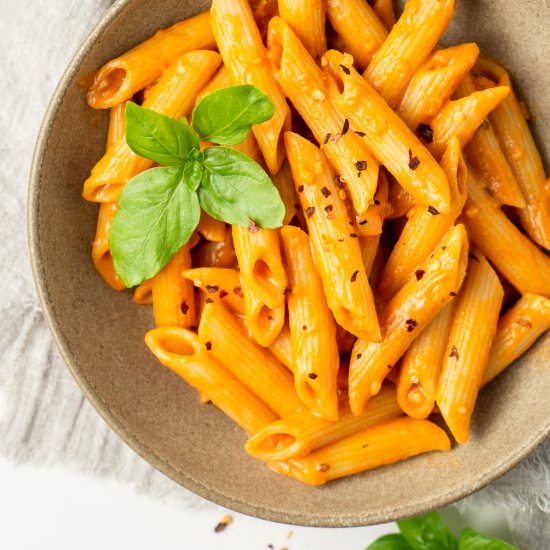 Vegan Vodka Pasta - Recipe photo by eightforestlane