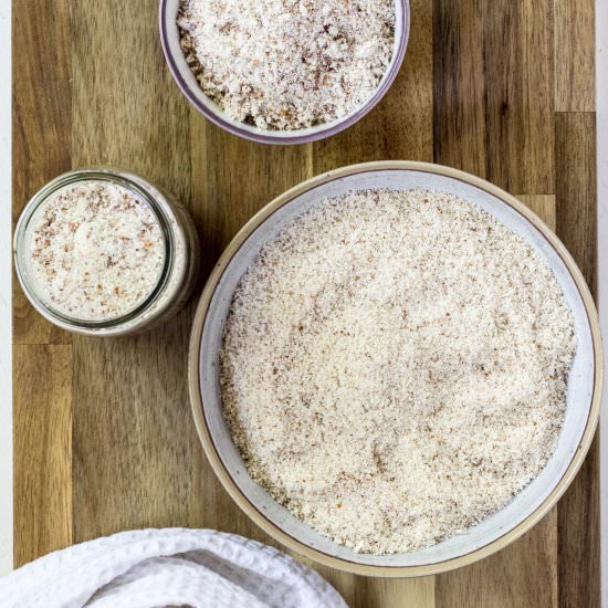 how to make almond meal from pulp - Recipe photo by Wee Little Vegans