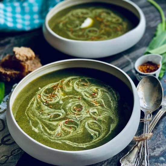 Luscious Wild Garlic & Nettle Soup - Recipe photo by ramonascuisine