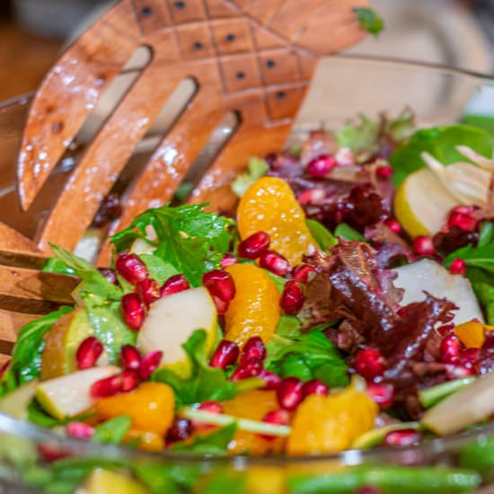 Mixed Salad with Fruit - Recipe photo by parsley thyme limoncello