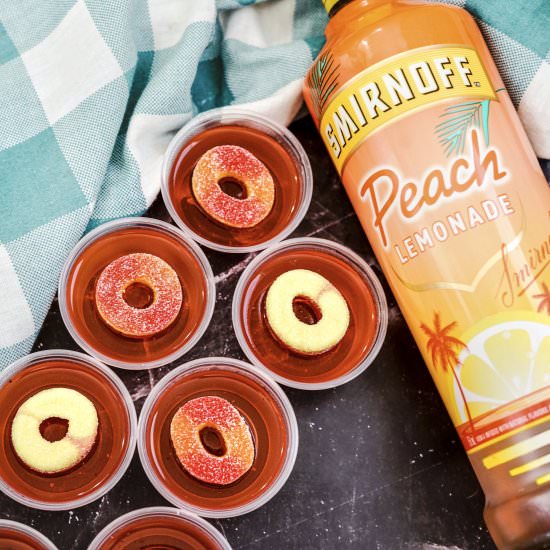 Peach Jello Shots - Recipe photo by Everything Pretty