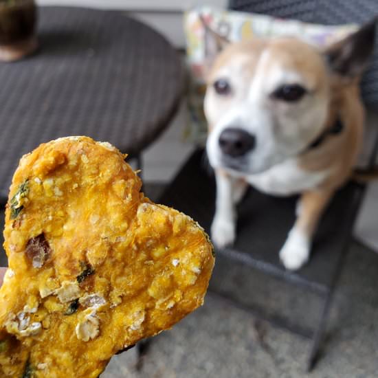 Sweet Potato and Bacon Dog Treats - Recipe photo by For the Love of Cooking
