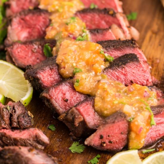 Ancho Chili Ribeye Steak - Recipe photo by BBQing With The Nolands
