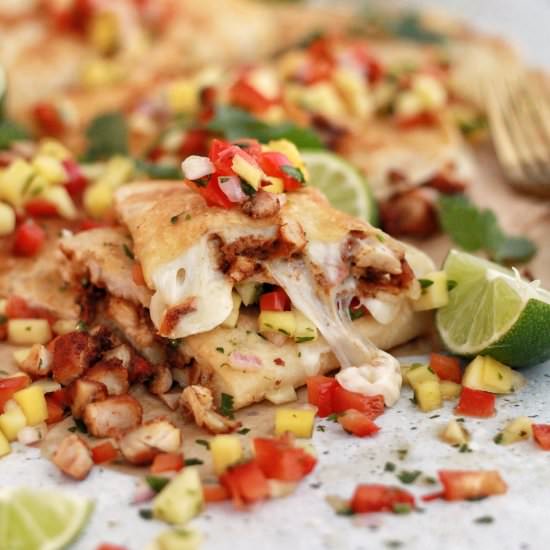 Chipotle Chicken Tacos with Mango S - Recipe photo by Ereese