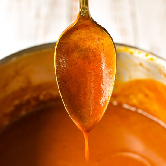Low FODMAP Enchilada Sauce - Recipe photo by goodnomshoney