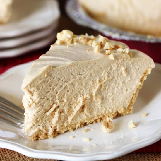 Fluffy No-Bake Peanut Butter Pie - Recipe photo by thekitchenismyplayground