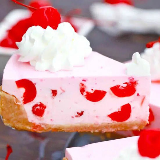 Maraschino Cherry Pie - Recipe photo by peasandpeonies