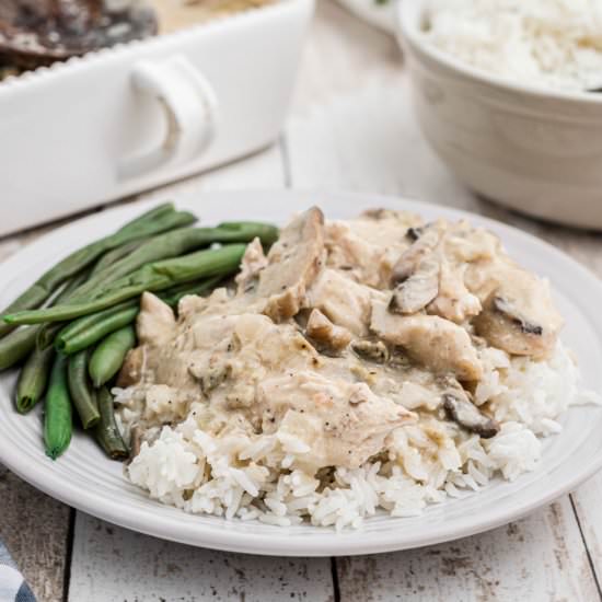 Cracker Barrel Chicken and Rice - Recipe photo by thecaglediaries
