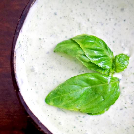 Lemon Basil Aioli Sauce - Recipe photo by bemyrecipe