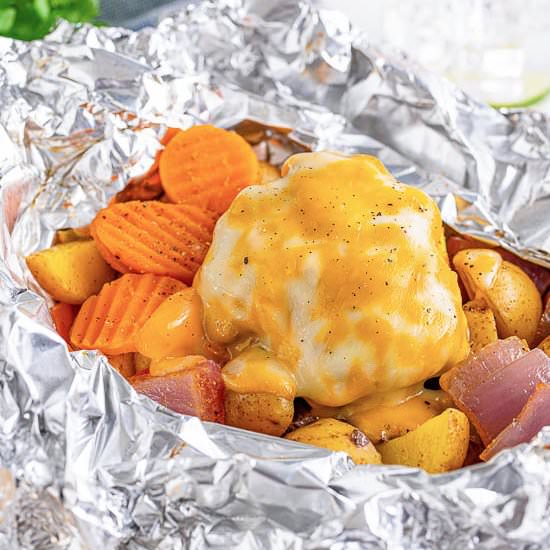 Burger Hobo Dinner Foil Pack - Recipe photo by CallMePMc