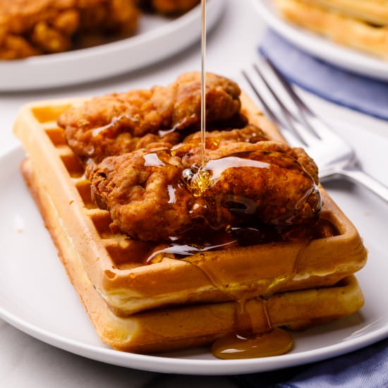 Chicken and Waffles - Recipe photo by AllThingsMamma