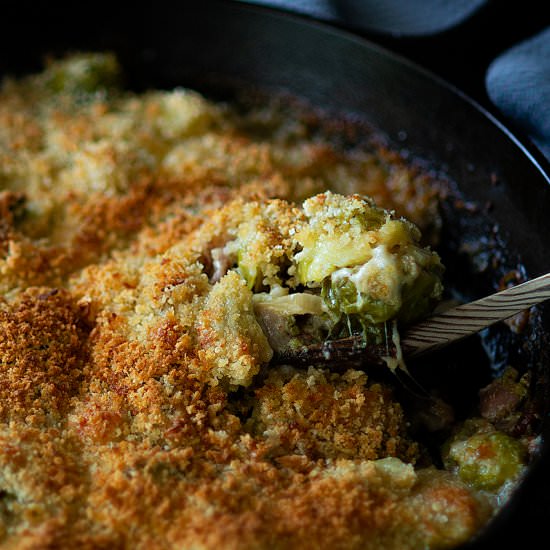 Brussels Sprout Casserole - Recipe photo by Chicken Fried Kitchen