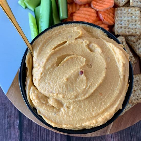 Sweet Potato Hummus - Recipe photo by samcookskindness
