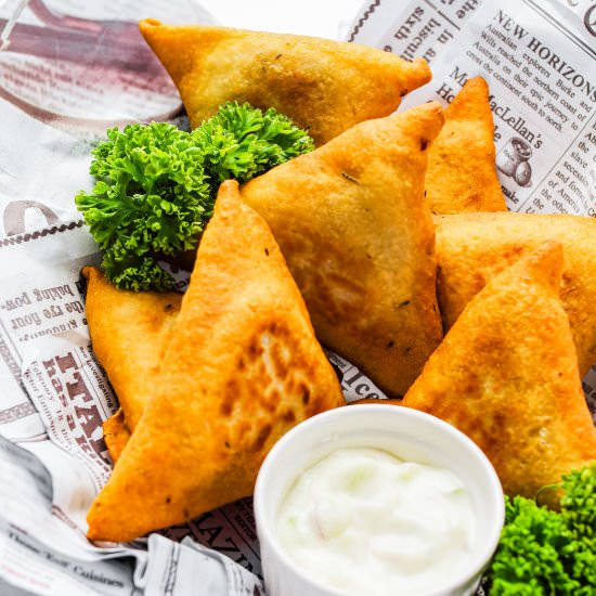 Indian Vegetable Samosas - Recipe photo by FoodFolksandFun