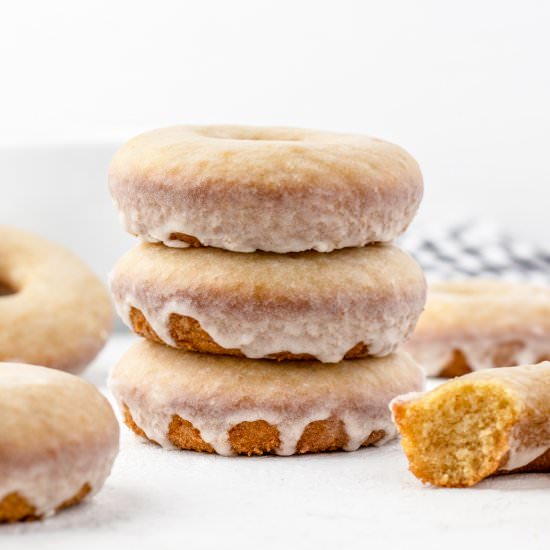 Sour Cream Glazed Donuts - Recipe photo by Entirely Elizabeth