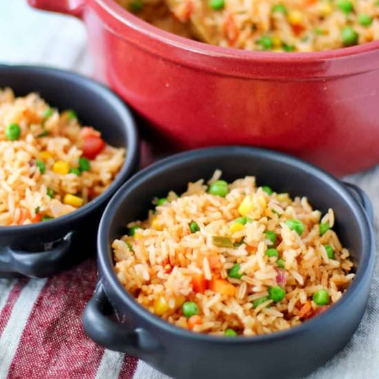 Mexican Red Rice - Recipe photo by karenskitchenstories