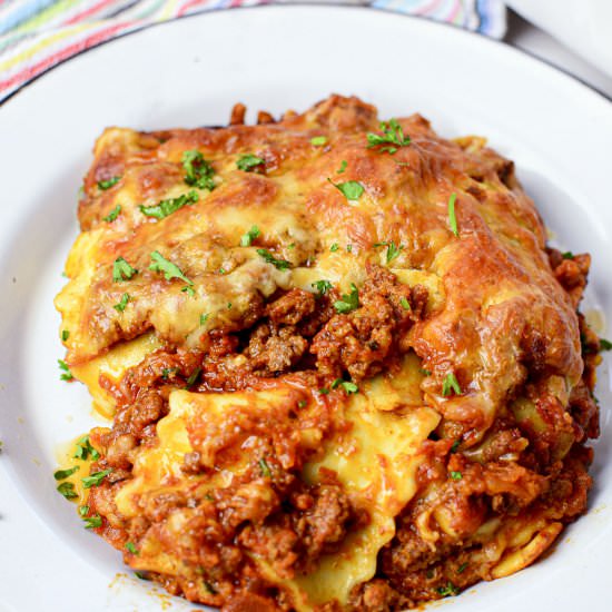 4 Ingredient Cheater Lasagna - Recipe photo by Eazy Grub Recipes