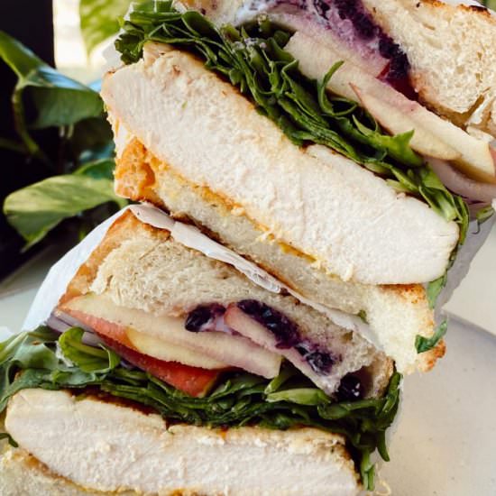 Apple Goat Cheese Chicken Sandwich - Recipe photo by apaigeofpositivity