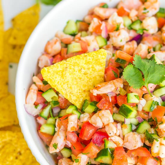 Easy Shrimp Ceviche - Recipe photo by Kathryns.kitchen.blog