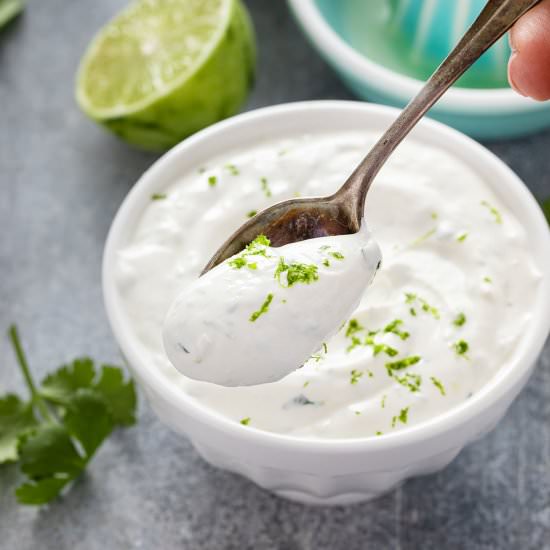 Easy Lime Crema - Recipe photo by Lemon blossoms