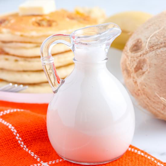 Coconut Syrup - Recipe photo by EasyBudgetRecipes