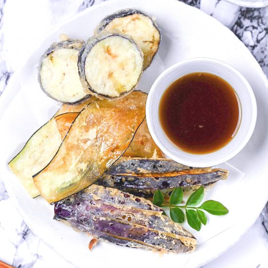 Japanese Eggplant Tempura 3 Ways - Recipe photo by Sudachi Recipes