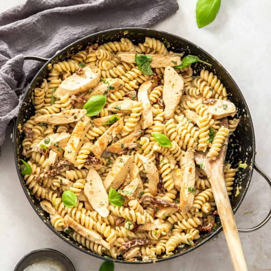 Sun-Dried Tomato Chicken Pasta - Recipe photo by itsnotcomplicatedrecipes