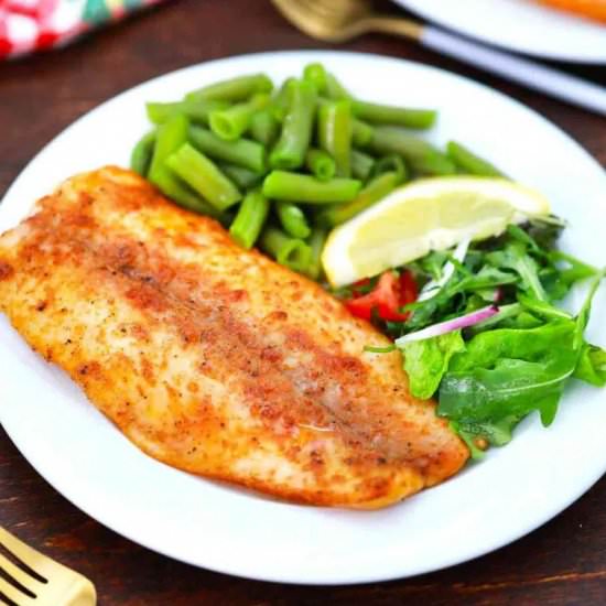 Easy Air Fryer Tilapia - Recipe photo by peasandpeonies