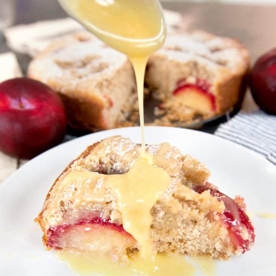 Plum Cake With Rum Sauce - Recipe photo by browniebites