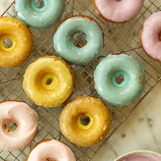 Baked Buttermilk Donuts - Recipe photo by tenpoundcakecompany