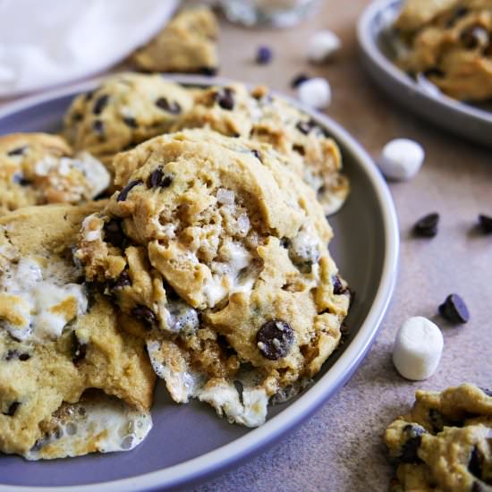 Marshmallow Chocolate Chip Cookies - Recipe photo by gastronotherapy