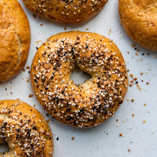 Gluten Free Bagels - Recipe photo by MamaGourmand