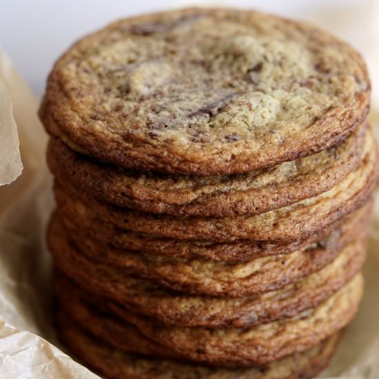 Chocolate Malted Milk Cookies - Recipe photo by simmerandsauce
