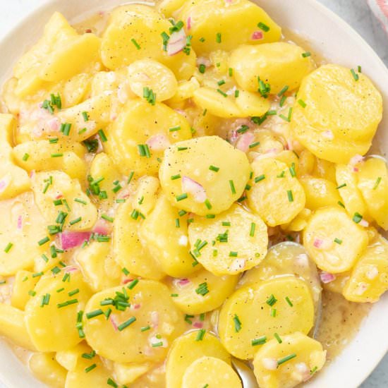 Austrian potato salad - Recipe photo by everyday-delicious.com